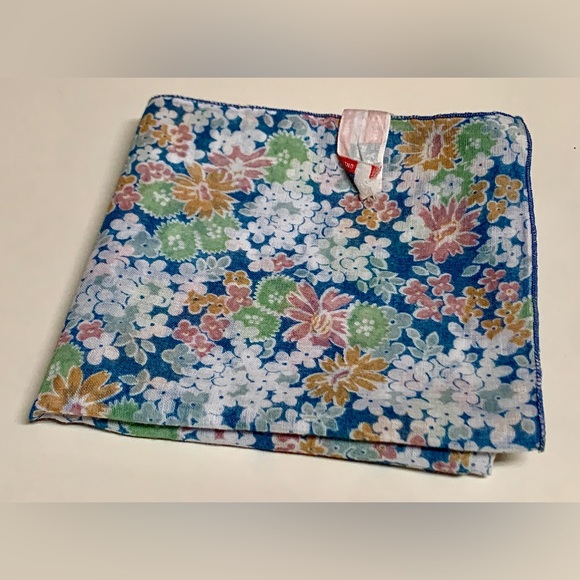 Vintage Mid Century All Polyester RAY STRAUSS Scarf Wrap Bandanna Kerchief - Picture 15 of 15